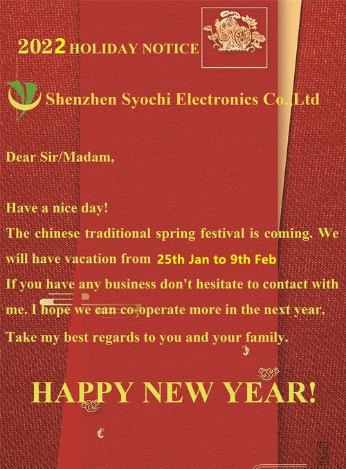 Latest company blogs about Festival holiday notice 2024